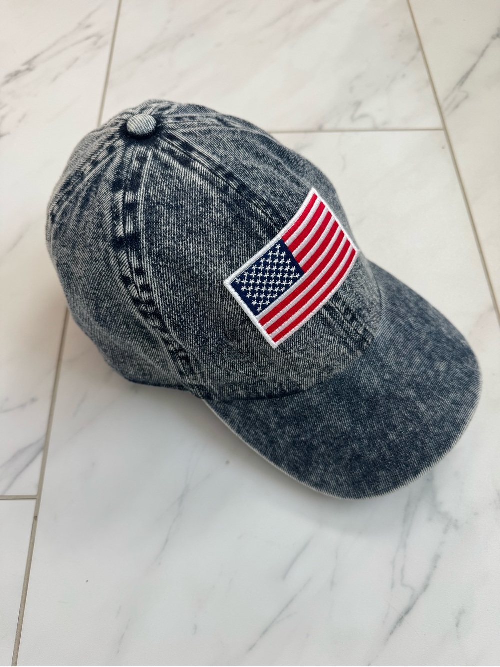 NWOT David & Young Denim Baseball Cap — Indigo Wash
